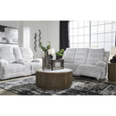  Manufacturer Color_Alloy  -- Signature Design by Ashley Falls Power Reclining Fabric Loveseat with Console IMAGE 9