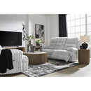 Manufacturer Color_Alloy  -- Signature Design by Ashley Falls Power Reclining Fabric Sofa IMAGE 13