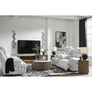  Manufacturer Color_Alloy  -- Signature Design by Ashley Falls Power Reclining Fabric Sofa IMAGE 16