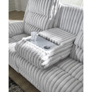  Manufacturer Color_Alloy  -- Signature Design by Ashley Falls Power Reclining Fabric Sofa IMAGE 6