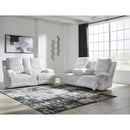  Manufacturer Color_Alloy  -- Signature Design by Ashley Falls Power Reclining Fabric Sofa IMAGE 8