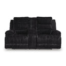  Manufacturer Color_Onyx  -- Rhine Falls PC4280596 Double Reclining Power Loveseat with Console IMAGE 2