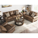  Manufacturer Color_Earth  -- Signature Design by Ashley Chasemore Stationary Leather Look Loveseat IMAGE 8