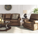  Manufacturer Color_Earth  -- Signature Design by Ashley Chasemore Stationary Leather Look Sofa IMAGE 9