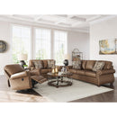  Manufacturer Color_Earth  -- Signature Design by Ashley Chasemore Swivel Glider Leather Look Recliner IMAGE 14