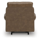  Manufacturer Color_Earth  -- Signature Design by Ashley Chasemore Swivel Glider Leather Look Recliner IMAGE 6