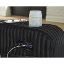  Manufacturer Color_Black  -- Signature Design by Ashley Forest Lake Power Fabric Recliner IMAGE 10