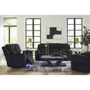  Manufacturer Color_Black  -- Signature Design by Ashley Forest Lake Power Fabric Recliner IMAGE 13
