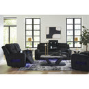  Manufacturer Color_Black  -- Signature Design by Ashley Forest Lake Power Fabric Recliner IMAGE 15