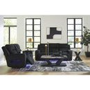  Manufacturer Color_Black  -- Signature Design by Ashley Forest Lake Power Reclining Fabric Sofa IMAGE 16