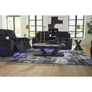  Manufacturer Color_Black  -- Signature Design by Ashley Forest Lake Power Reclining Fabric Sofa IMAGE 9