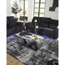 Manufacturer Color_Black  -- Signature Design by Ashley Forest Lake Power Reclining Fabric Loveseat with Console IMAGE 13