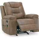  Manufacturer Color_Earth  -- Signature Design by Ashley Stockworth Rocker Leather Look Recliner IMAGE 2