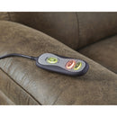  Manufacturer Color_Earth  -- Signature Design by Ashley Stockworth Rocker Leather Look Recliner IMAGE 8