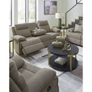  Manufacturer Color_Mocha  -- Signature Design by Ashley Side Swipe Reclining Fabric Loveseat IMAGE 10