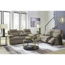  Manufacturer Color_Mocha  -- Signature Design by Ashley Side Swipe Reclining Fabric Loveseat IMAGE 17
