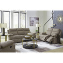  Manufacturer Color_Mocha  -- Signature Design by Ashley Side Swipe Reclining Fabric Loveseat IMAGE 18