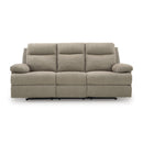  Manufacturer Color_Mocha  -- Signature Design by Ashley Side Swipe Stationary Fabric Sofa IMAGE 3