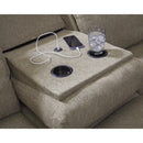  Manufacturer Color_Mocha  -- Signature Design by Ashley Side Swipe Stationary Fabric Sofa IMAGE 9