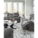  Manufacturer Color_Charcoal  -- Side-Swipe PC9140689 Reclining Sofa with Drop Down Table IMAGE 12