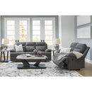  Manufacturer Color_Charcoal  -- Side-Swipe PC9140689 Reclining Sofa with Drop Down Table IMAGE 19