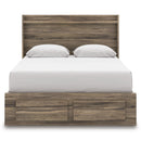  Size_Queen  -- Elbrim PCB2005B4 Queen Panel Storage Bed IMAGE 3