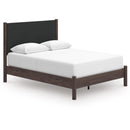  Size_Queen  -- Pamytta PCB2614B12 Queen Upholstered Panel Platform Bed IMAGE 1