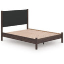  Size_Queen  -- Pamytta PCB2614B12 Queen Upholstered Panel Platform Bed IMAGE 5
