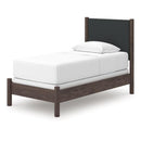  Size_Twin  -- Pamytta Upholstered Panel Bed IMAGE 4