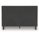 Size_Queen  -- Chirason PCB3367-81 Queen Upholstered Bed with Roll Slats IMAGE 4
