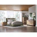  Size_Queen  -- Chirason PCB3367-81 Queen Upholstered Bed with Roll Slats IMAGE 9