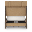  Size_Twin  -- Chirason PCB3367B27 Twin Panel Bed with Storage IMAGE 5