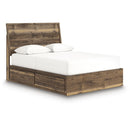  Size_Queen  -- Chirason PCB3367B4 Queen Panel Bed with Storage IMAGE 1