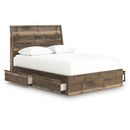  Size_Queen  -- Chirason PCB3367B4 Queen Panel Bed with Storage IMAGE 2
