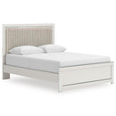  Size_Queen  -- Zuraleus Upholstered Panel Bed IMAGE 1