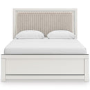  Size_Queen  -- Zuraleus Upholstered Panel Bed IMAGE 2