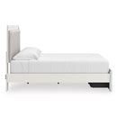  Size_King  -- Zuraleus PCB3381B9 King Upholstered Panel Storage Bed IMAGE 3