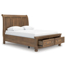  Size_Queen  -- Feddinger Sleigh Bed with Storage IMAGE 2