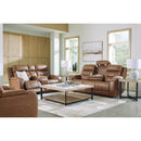  Manufacturer Color_Caramel  -- Signature Design by Ashley Knightington Power Leather Match Recliner IMAGE 14