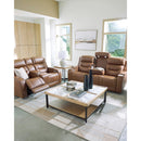  Manufacturer Color_Caramel  -- Signature Design by Ashley Knightington Power Reclining Leather Match Sofa IMAGE 13