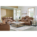  Manufacturer Color_Caramel  -- Signature Design by Ashley Knightington Power Reclining Leather Match Sofa IMAGE 17