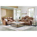  Manufacturer Color_Caramel  -- Signature Design by Ashley Knightington Power Reclining Leather Match Sofa IMAGE 19