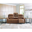  Manufacturer Color_Caramel  -- Signature Design by Ashley Knightington Power Reclining Leather Match Sofa IMAGE 8