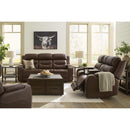  Manufacturer Color_Brown  -- Knightington PCU1160215A Power Reclining Sofa with Audio Seating IMAGE 19