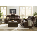  Manufacturer Color_Brown  -- Knightington PCU1160218A Power Reclining Love with Audio Seating IMAGE 10
