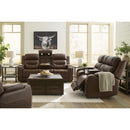 Manufacturer Color_Brown  -- Knightington PCU1160218A Power Reclining Love with Audio Seating IMAGE 11