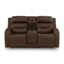  Manufacturer Color_Brown  -- Knightington PCU1160218A Power Reclining Love with Audio Seating IMAGE 3