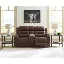  Manufacturer Color_Brown  -- Knightington PCU1160218A Power Reclining Love with Audio Seating IMAGE 7