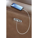  Manufacturer Color_Caramel  -- Signature Design by Ashley DeepWakes Power Leather Match Recliner IMAGE 7