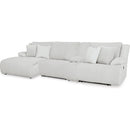  Manufacturer Color_Alloy -- Signature Design by Ashley Top Tier 92706S12 4 pc Reclining Sectional with Chaise IMAGE 1